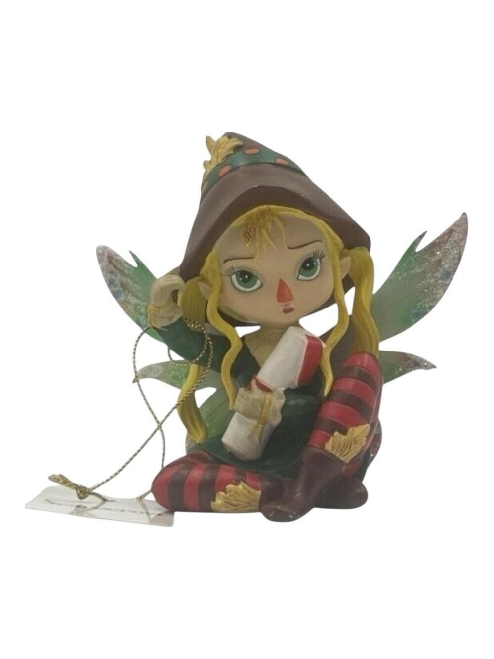 Hamilton Collection Scarecrow Fairy Sculpture One Size COA Vintage